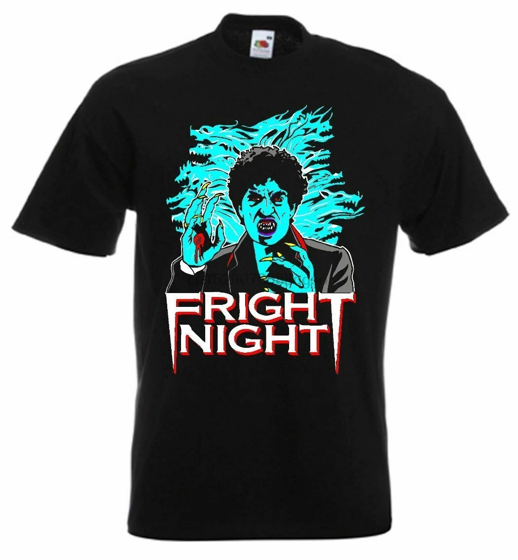 Fright Night 80s футболка с капюшоном из фильма ужасов классная Повседневная надписью