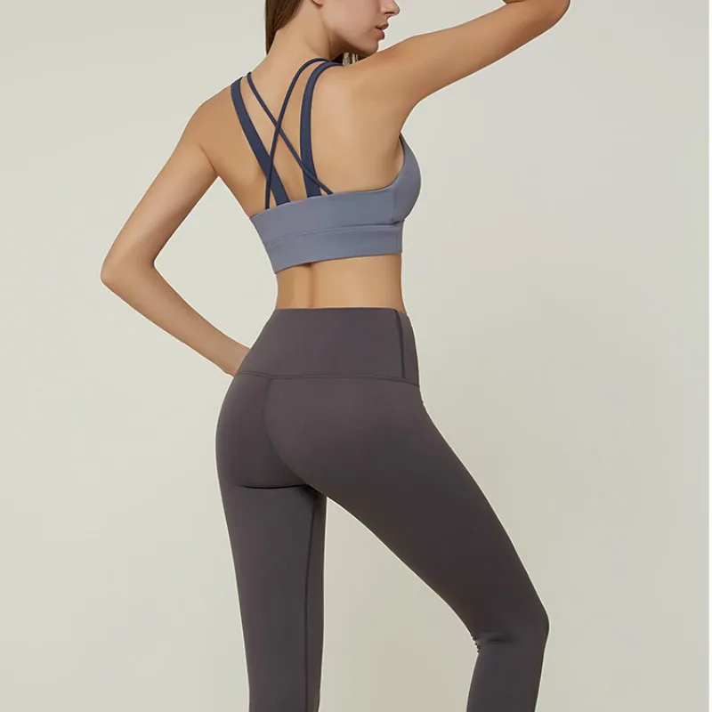 Women Seamless yoga set Fitness Sports Suits GYM Cloth Yoga Long Sleeve Shirts High Waist Running Leggings Workout YP069