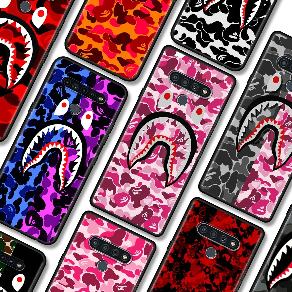 

Cartoon Camo phone case For LG K71 61 52 50 42 41 40S G8 7 6 Thinq plus caso Fundas coque soft Bumper smartphone
