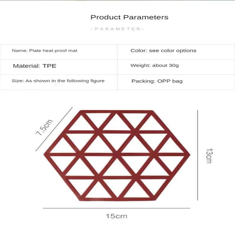 

Multifunctional heat-resistant silicone mats, coasters, non-slip pot holders, table placemats, kitchen accessories