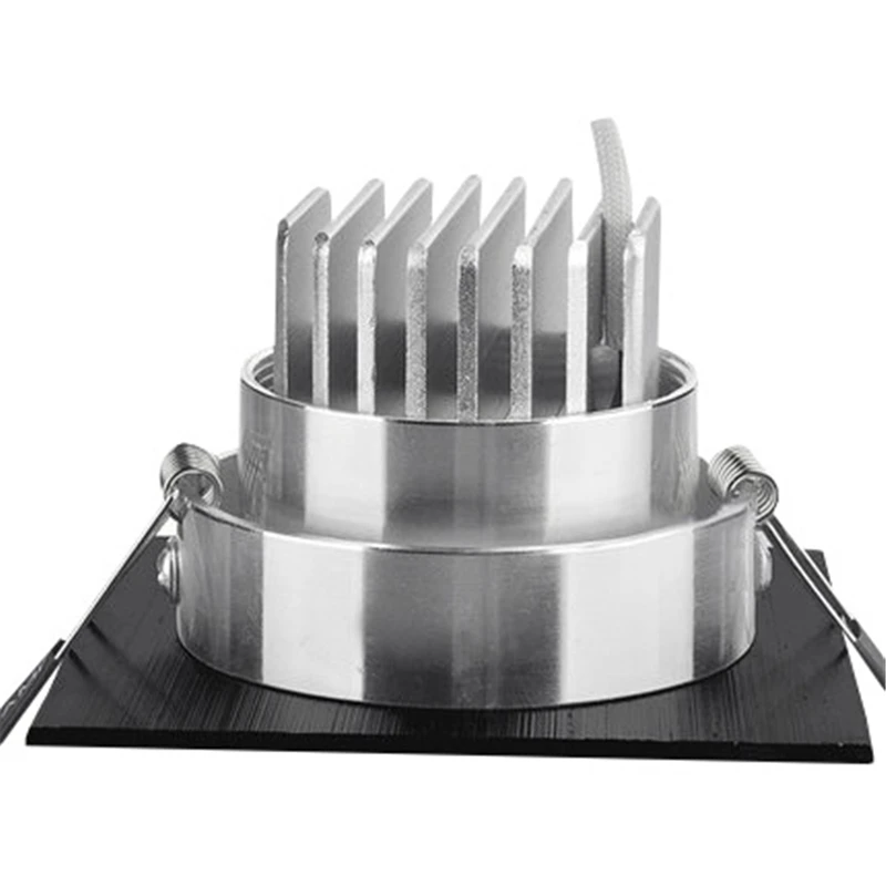 Квадратный яркий Встроенный светодиодный затемненый квадратный потолочный