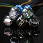 19 мм 22 мм led металлический поворотный нажимной кнопки латунная фиксация 2 3 позиционный переключатель кнопка поворотный 2NO 2NC поворот кнопки вращения