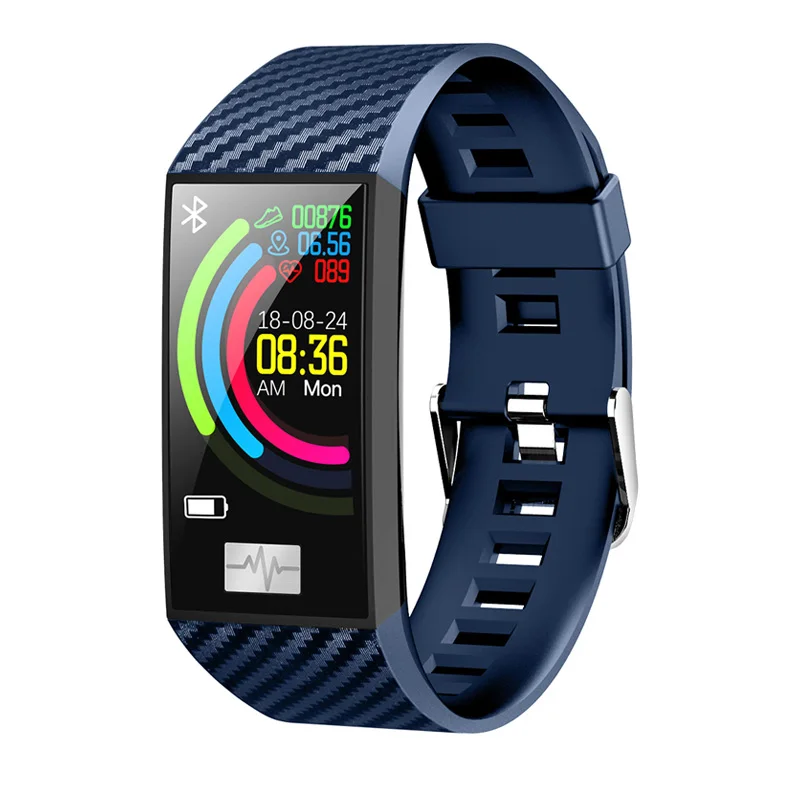 KSUN KSS701 Смарт-часы фитнес-браслет MiBand Band 3 большой сенсорный экран oled-сообщение частота сердечных сокращений смарт-браслет - Цвет: KSS701-BU
