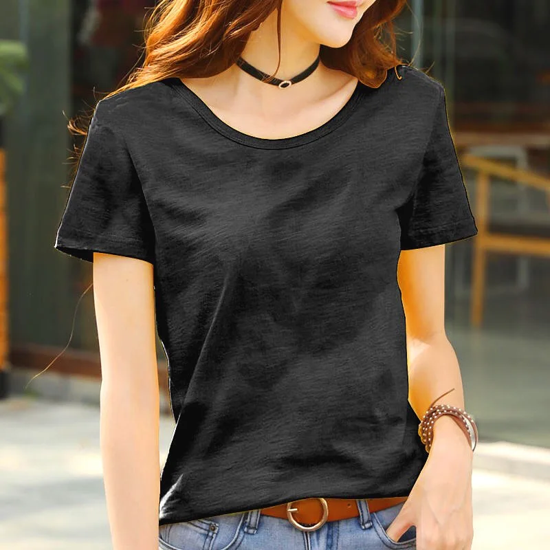 

2021 new high quality women's casual short sleeves