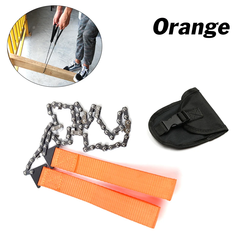 Портативная ручная цепная пила для выживания аварийная с сумкой уличный