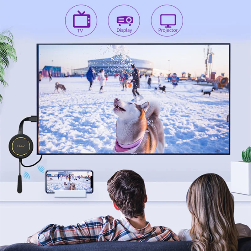 G14 ТВ Miracast 5G Беспроводной Экран проектор с разрешением 4K Wi Fi пульт дистанционного