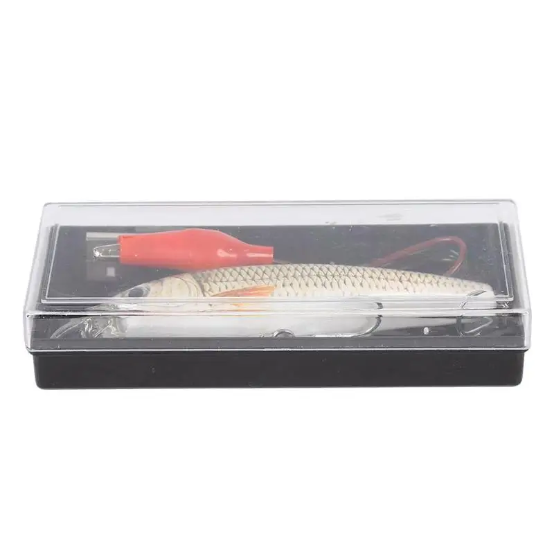 Электрическая рыболовная приманка с вибрацией синий светодиодный