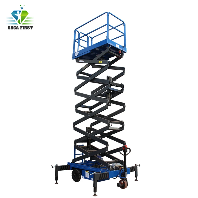 6m Full Electric Moving Aerial Scissor Man Lifts for Sales with CE |