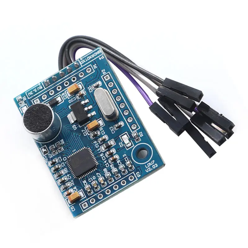 Модуль распознавания речи LD3320 встроенный в один чип 16 портов ввода вывода