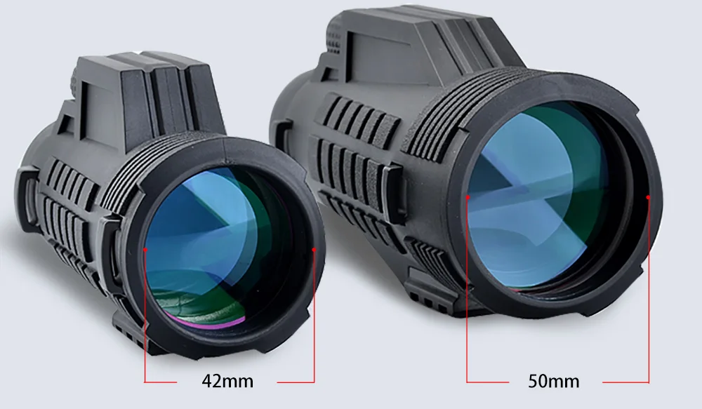 SAGA Профессиональный монокулярный телескоп 8x42 12x50 мини telescopio BAK4 призма компактный охотничий низкий светильник ночного видения монокуляры