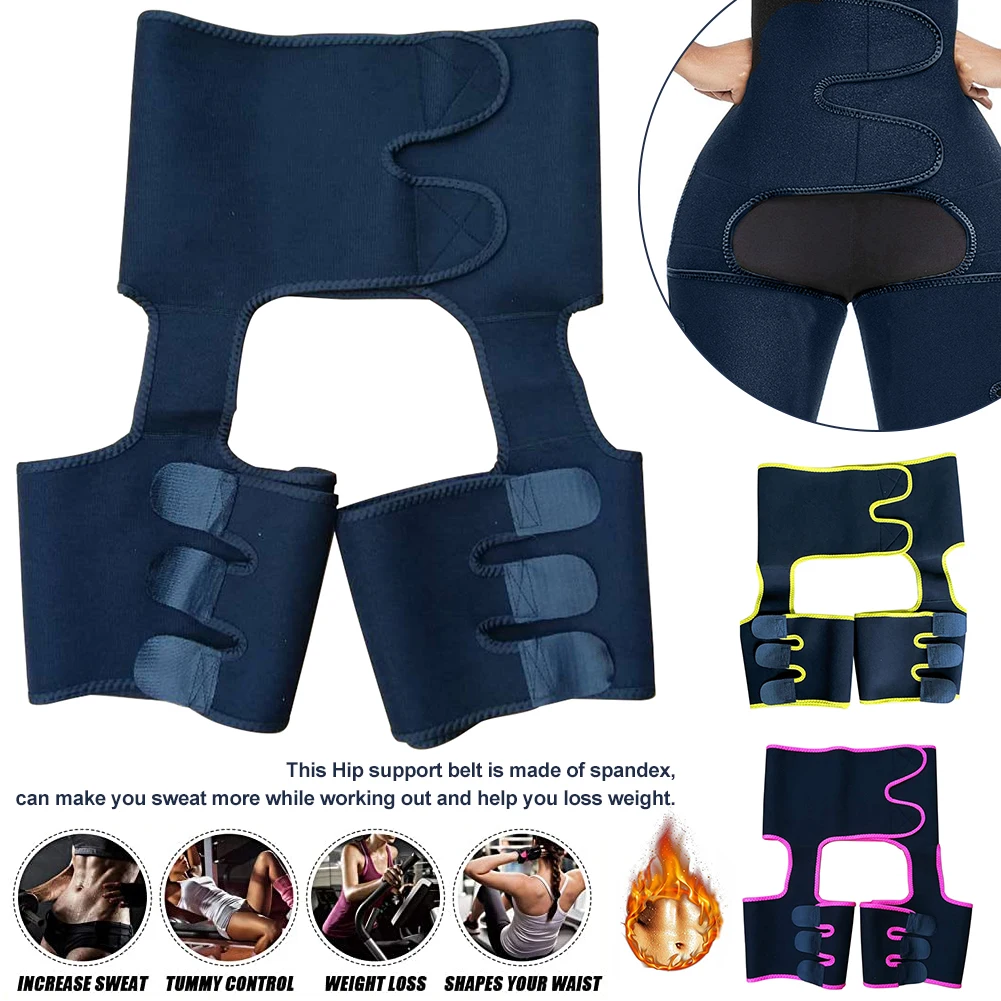 Женский эластичный тренажер для упражнений на бедрах с поддержкой талии пояс