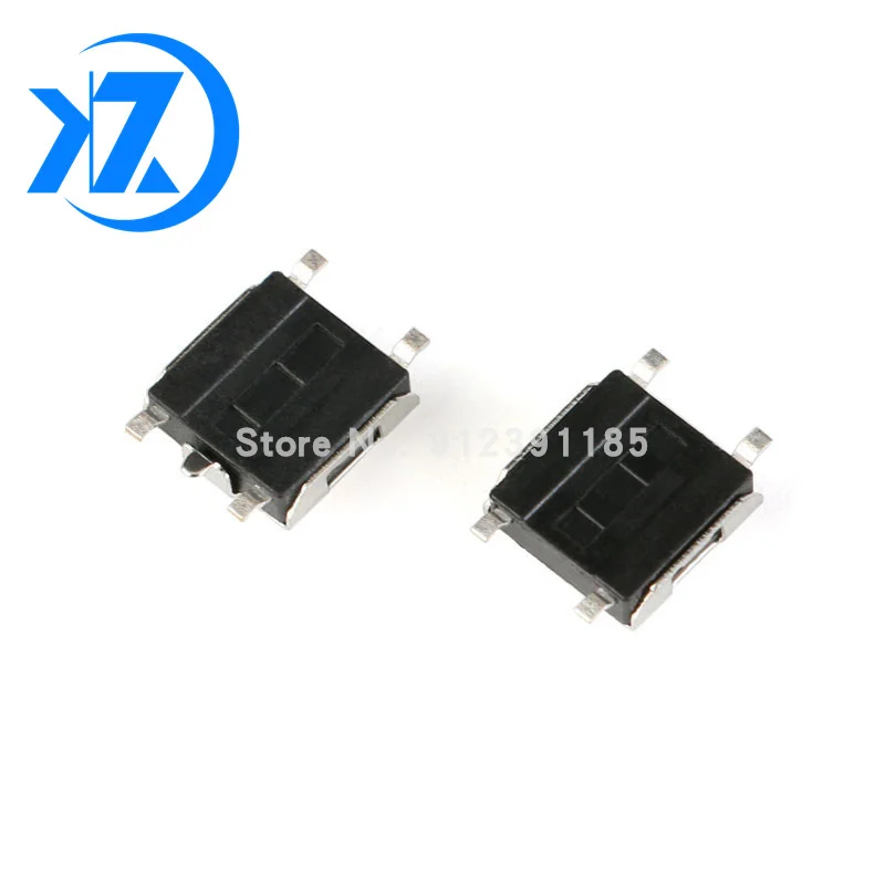 100 шт плоский Красный SMD 5Pin 6x6 тактовый кнопочный переключатель 6*6*3.1 фонарь 6x6x мм |