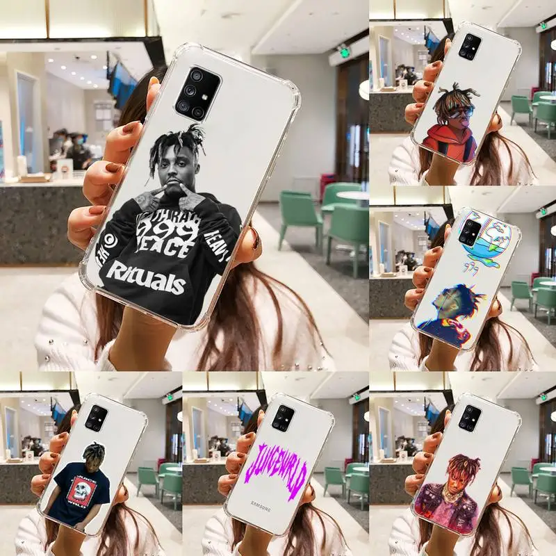 

Juice World rapper singer Phone Case Transparent For Samsung Galaxy A S Note 9 10 51 50 71 70 80 20 21 30s ultra plus