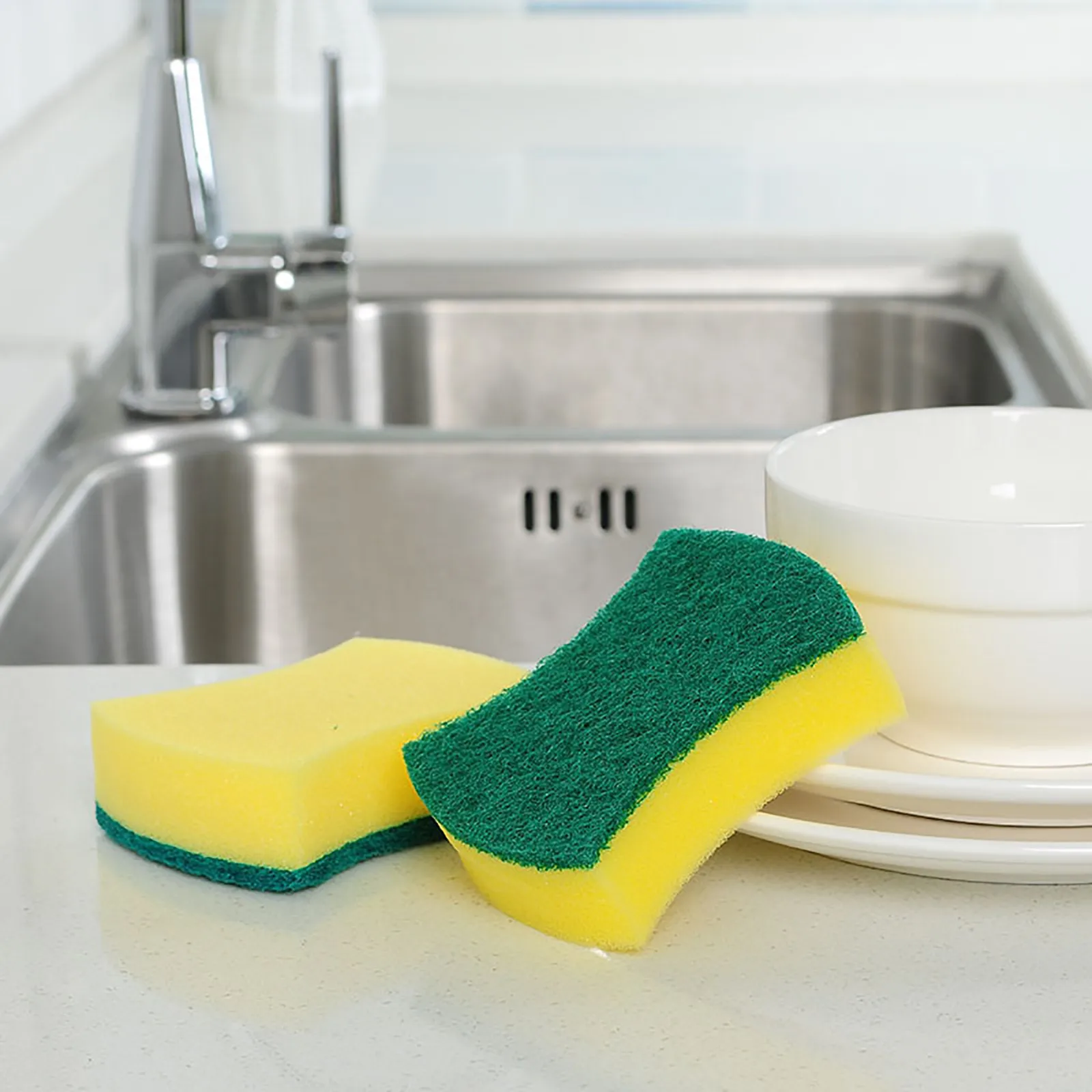 10Pcs Kitchen Cleaning Sponges Pads Washing Towels Wiping Rags Accessories Eco Non-scratch For Dish Scrub New | Дом и сад