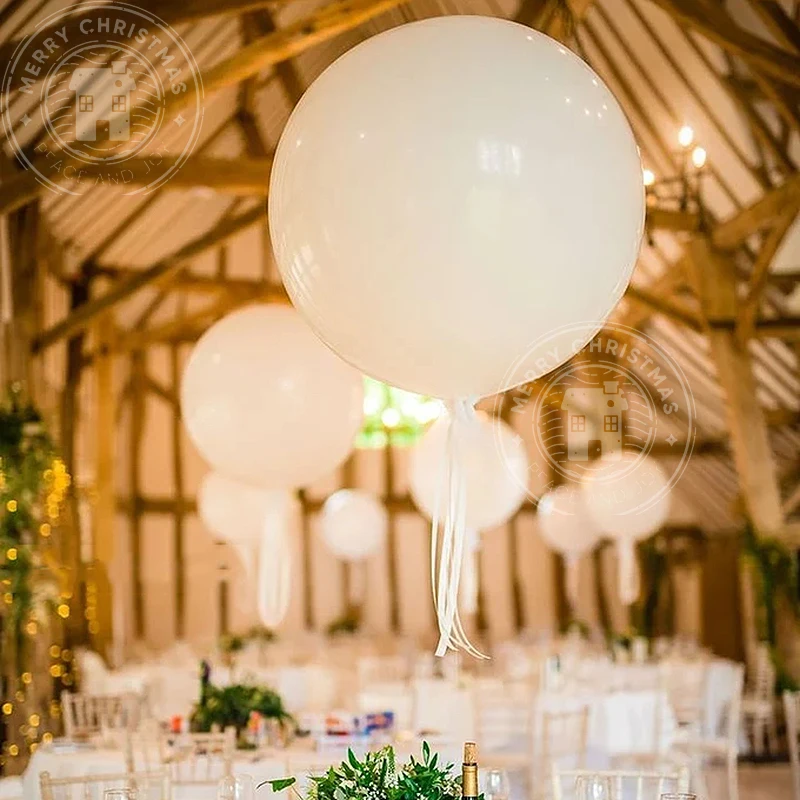 

Wedding Decoration Giant White Balloons Beautiful Latex Helium Balloon Pastel Small Round Ballon Birthday Party Garland Arch