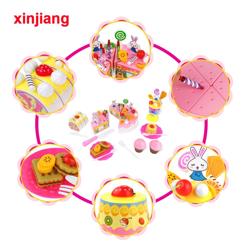 70 шт. набор игрушек для вырезания торта на день рождения сделай сам ролевая игра