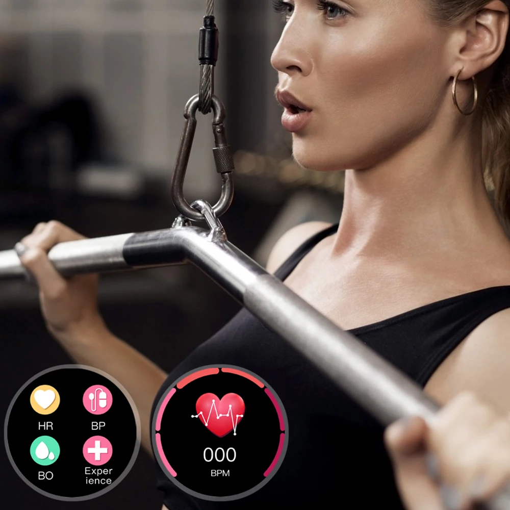 New Ladies Smart Watch Women Blood Pressure Heart Rate Monitor Fitness tracker Sport Smart Band Alarm clock reminder Smartwatch