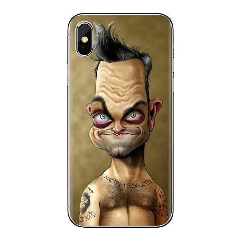 For Huawei Honor 7X V10 6C V9 6A Play 9 Mate 10 Pro Y7 Y5 P8 P10 Lite Plus GR5 2017 TPU Skin Case UK Singer Star Robbie Williams |