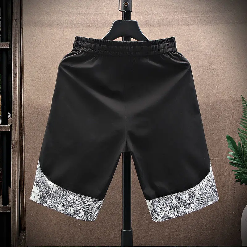 Cashew Blossom Shorts Men Wear Fashion Brand Casual Men's Summer Trend Versatile Sports Pants