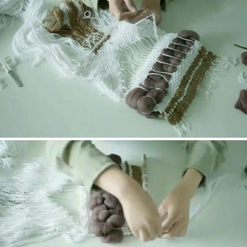 Детский квадратный вязаный ткацкий станок ручная модель для детей | Игрушки и