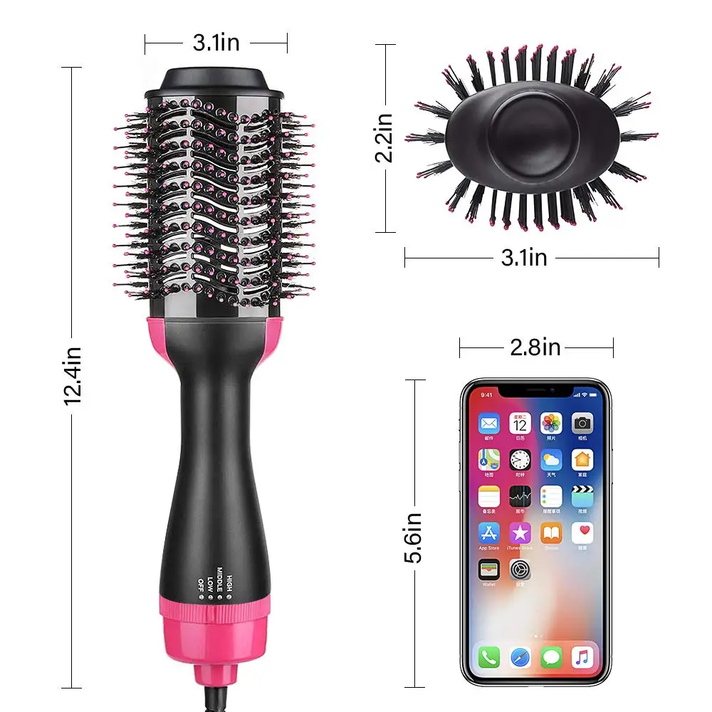 

2 IN 1 One Step Hair Dryer Hot Air BrushHair straighteners and curling irons blow dryers Multifunctional hairdressing tools