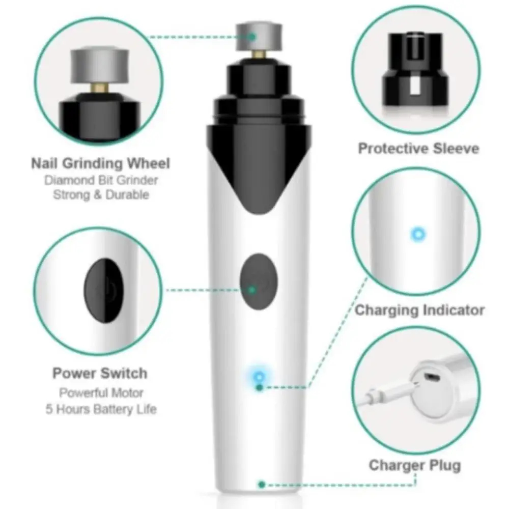 Ножницы для когтей домашних животных электрический USB перезаряжаемая