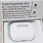 TWS-наушники SuperPods V6.5 V5.5 с поддержкой Bluetooth и гироскопом
