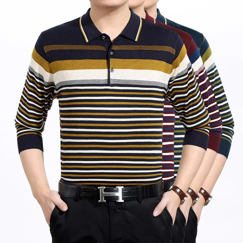 Мужские свитера весна осень вязаный пуловер мужские s негабаритных Бизнес