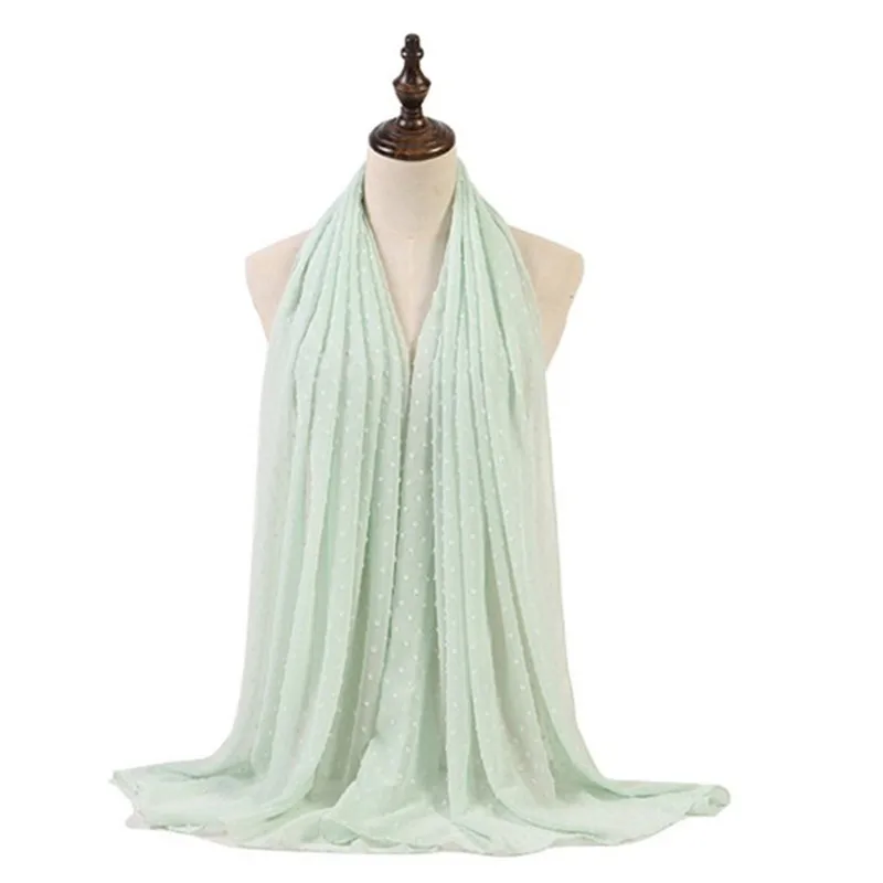 

PINKSEE Fashion 20 Colors Women Long Scarf Solid Color Chiffon Shawl Muslim Islamic Wrap Scarves Wrap Stole
