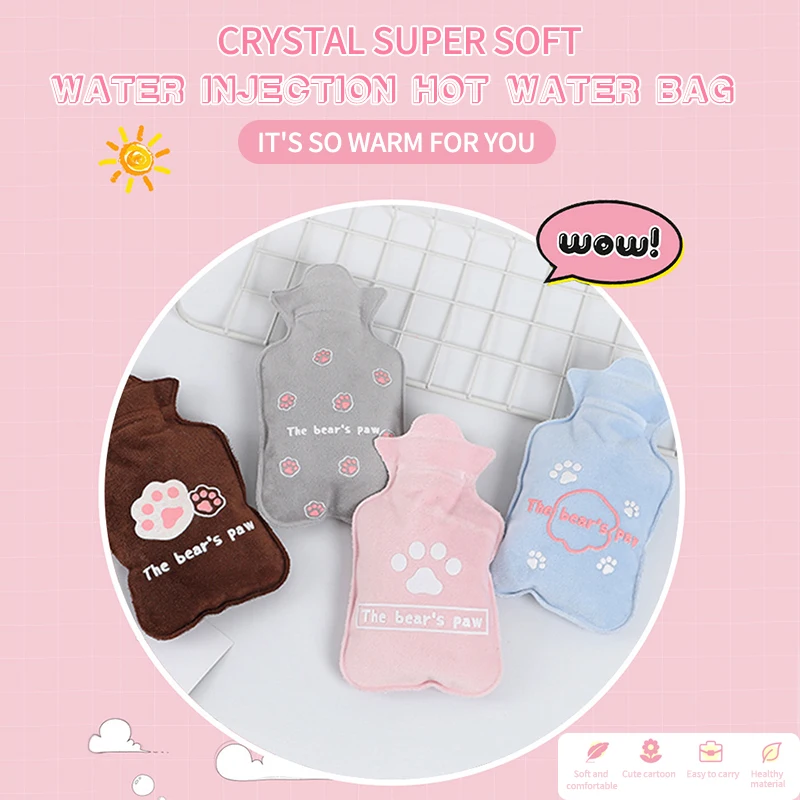 Мультяшная бутылка для горячей воды Корейская версия маленькая пресной