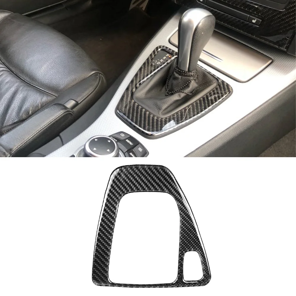 

Gear Shift Panel Decoration Cover Trim Sticker Decal for BMW 3 Series e90 e92 2005-2012 Car Interior Accessories Carbon Fiber