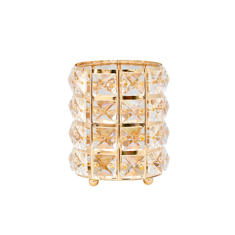 Металлический органайзер для макияжа держатель кистей коробка хранения