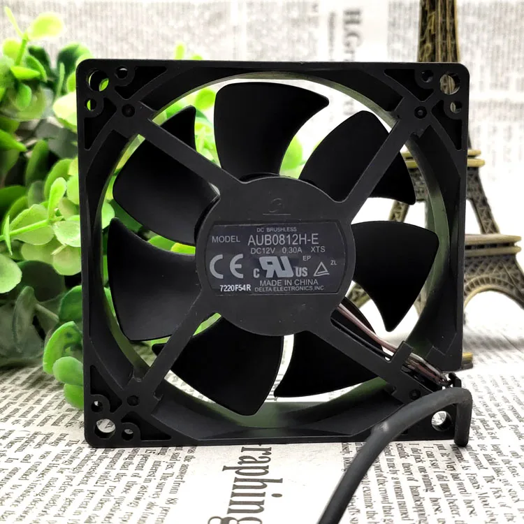 

New original AUB0812H-E ROO 12V 0.3A 8CM cm 3-wire projector fan