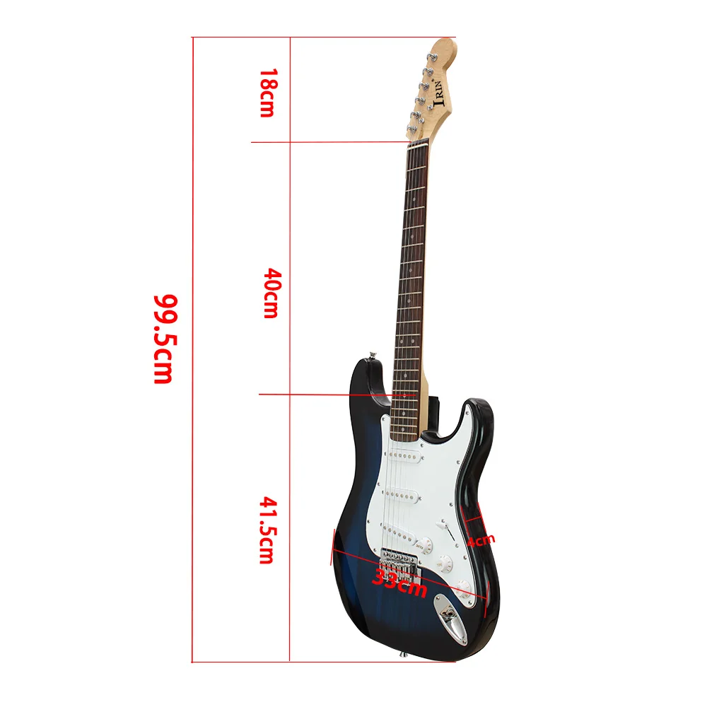 6 String ST Electric Guitar 39 Inch 21 Frets Basswood Body With Speaker Necessary Parts &amp Accessories |