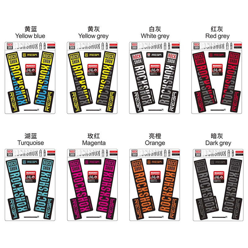 2020 ROCKSHOX REBA RL front fork sticker mountain bike bicycle front shock absorber change color sticker waterproof