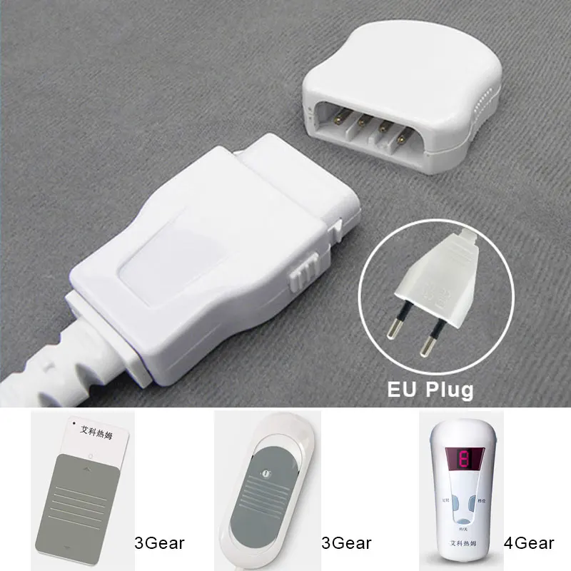 Умное электрическое одеяло двойное с электрическим подогревом 220 В односпальное