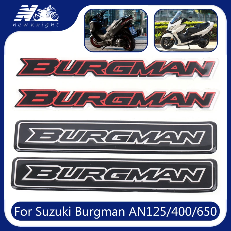 

For Suzuki Burgman AN125 AN200 AN400 AN650 Scooter Motorcycle Waterproof Sticker Body Shell Decal Protector Fairing Emblem Badge