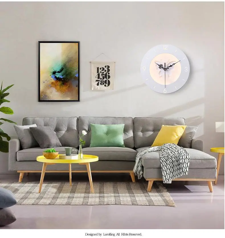 Прикроватная лампа настенная с часами для спальни креативная декоративная