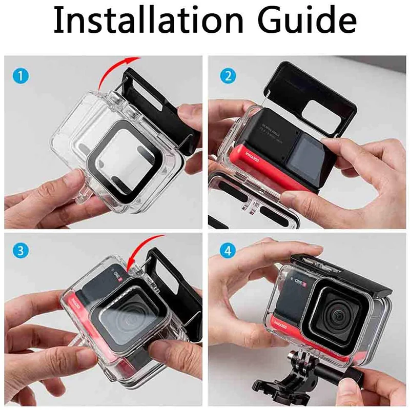 40 м подводный Корпус чехол Водонепроницаемый Защитная крышка объектива для