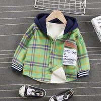 new autumn winter children thicken clothes baby boys girls cotton hooded jacket kids toddler fashion coat infant casual costume