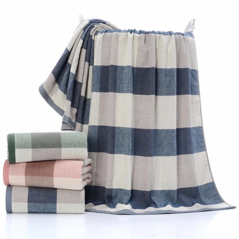 

New Retro Style 70x140 Pure Cotton Soft Children's Blanket for Skin-touching Baby Boys Girls Swaddle Kids Stroller Bedding Quilt