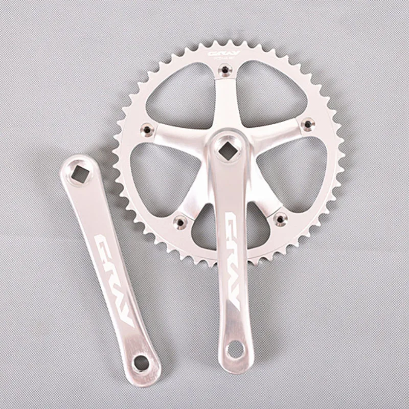 Gray Fixed Gear Sprocket Wheel Silver 48T Racing Chainwheel 