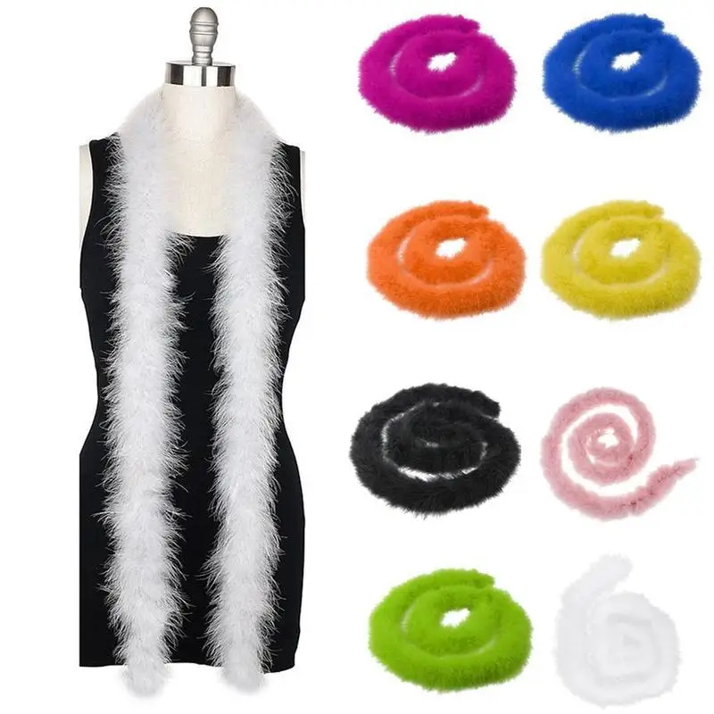 2 м куриное перо полосы боа из пера индейки для свадебных декораций аксессуары