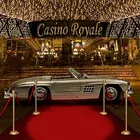 Казино Рояль фон для фотосъемки с изображением ретро-автомобилей красной ковровой дорожке фон для фотосъемки на день рождения тканевый студийный фото фон реквизит