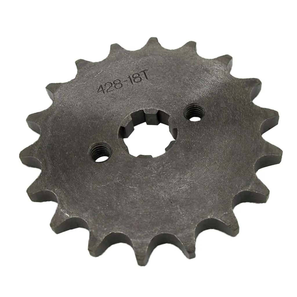 

18T 428 Chain/Pitch Front Sprocket Cog Pit/Trail/Dirt bike ATV Quad 17mm