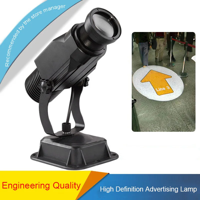 15 W LED Customized Image Gobo Logo Projector Light for Interior Advertising Company Hotel Restaurant EU Plug | Электроника