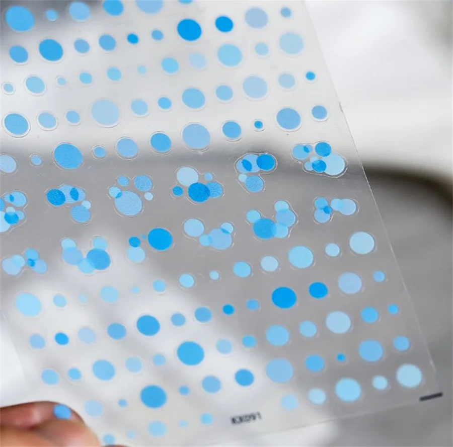 

Наклейки для ногтей 3D в богемном стиле, самоклеящиеся цветные полоски в виде Круга, сердца, акриловые украшения для маникюра