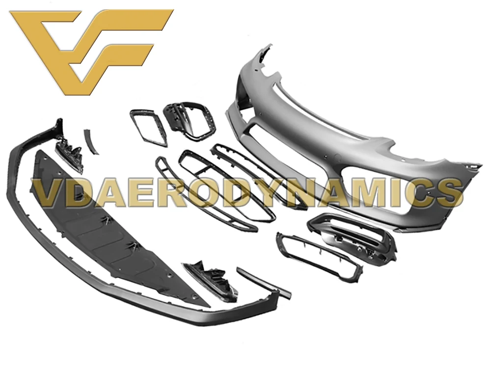 Подходит для 13-15 981 Porsche Cayman Boxster VAD-GT4 PP материал полный комплект переднего бампера