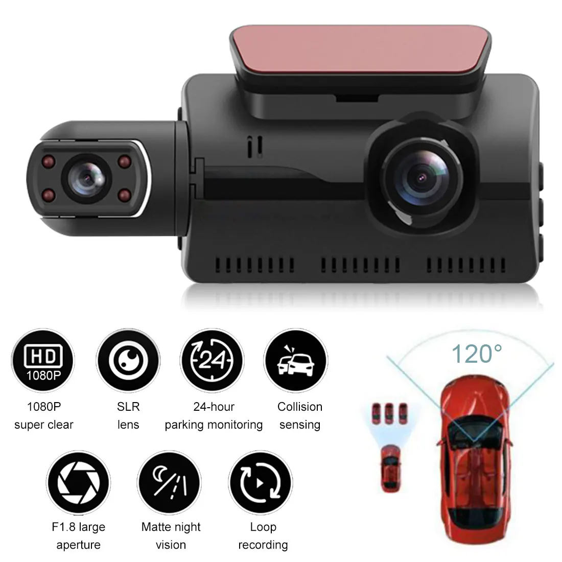 Новый HD1080P Видеорегистраторы для автомобилей тире Камера 3 s Ночное видение
