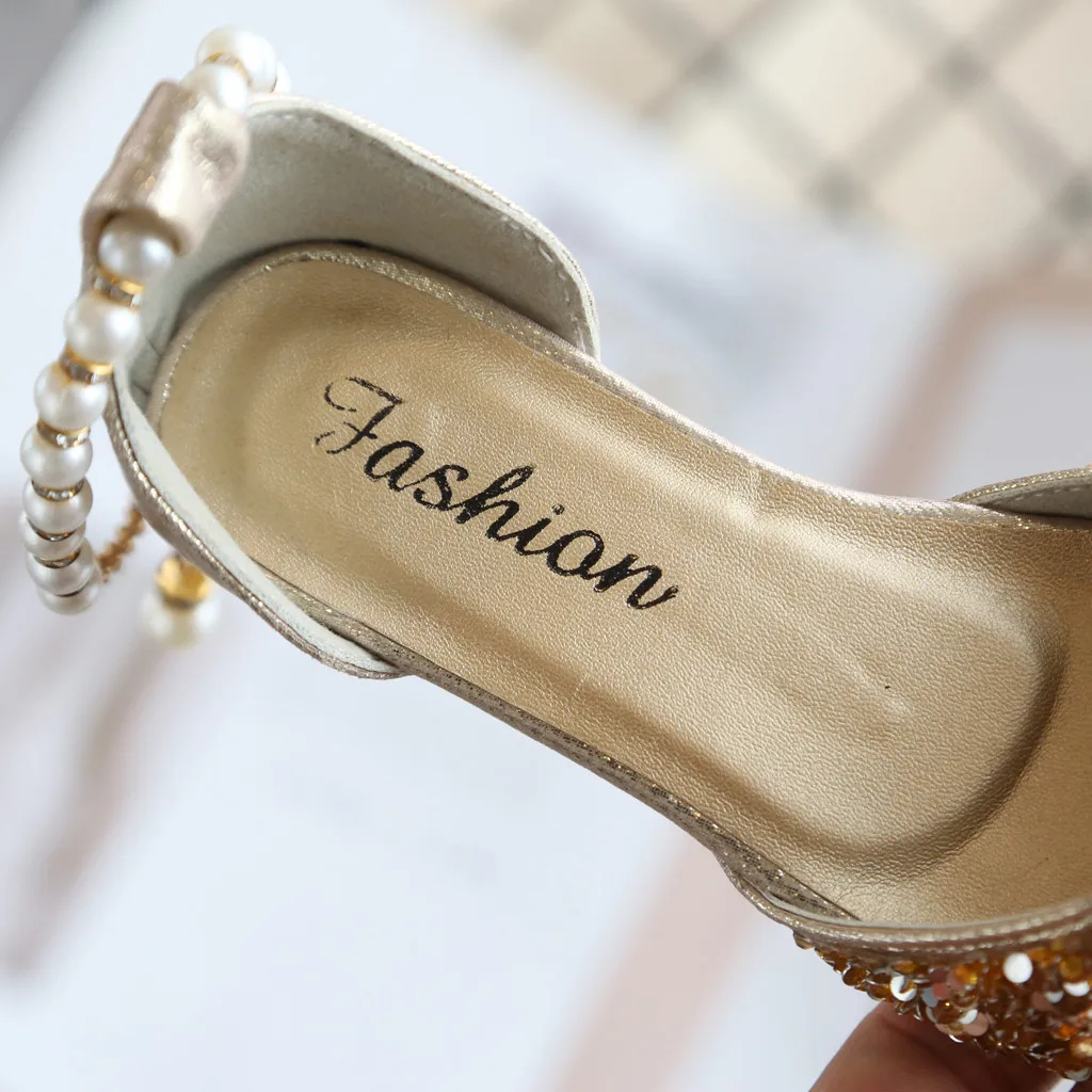 2019 Girls Princess Sandals Dress Shoes For baby Pearl Sequins Dance Kids Summer Children Party #3 | Детская одежда и обувь